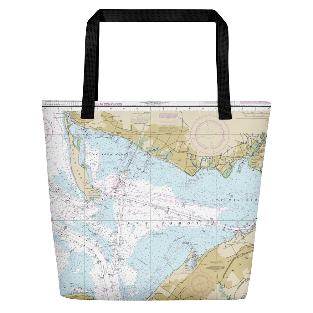 Authentic Nautical Chart Bag