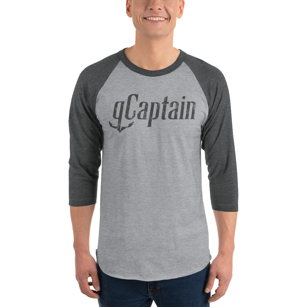 gCaptain 3/4 sleeve baseball shirt